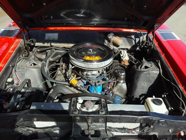 7K42S180123 - 1967 FORD FAIRLANE G RED photo 7