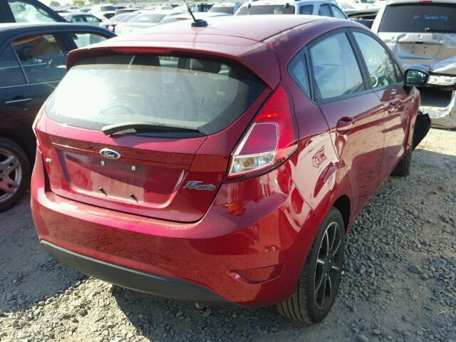 3FADP4EJ5GM154920 - 2016 FORD FIESTA SE RED photo 4