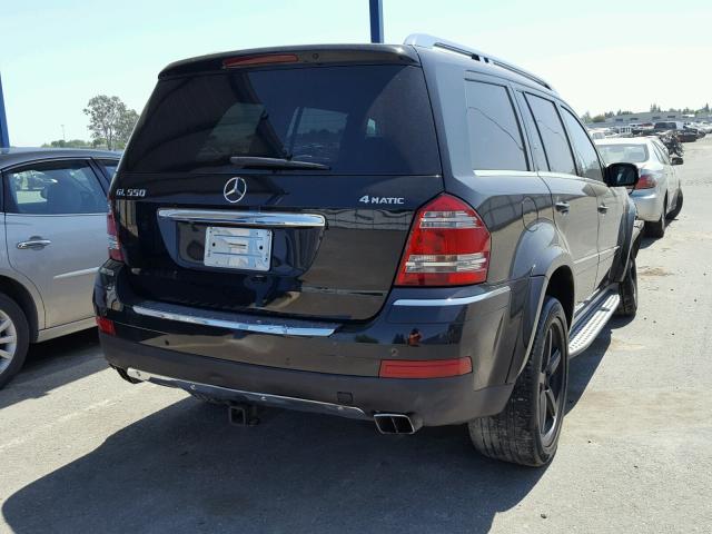 4JGBF86E68A383095 - 2008 MERCEDES-BENZ GL 550 4MA BLACK photo 4