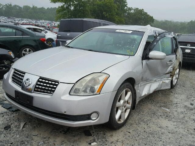 1N4BA41E54C876273 - 2004 NISSAN MAXIMA SILVER photo 2