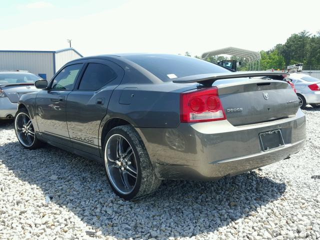 2B3KA43D09H519054 - 2009 DODGE CHARGER GRAY photo 3