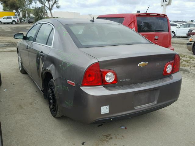 1G1ZB5E14BF293717 - 2011 CHEVROLET MALIBU LS ყავისფერი ფოტო 3