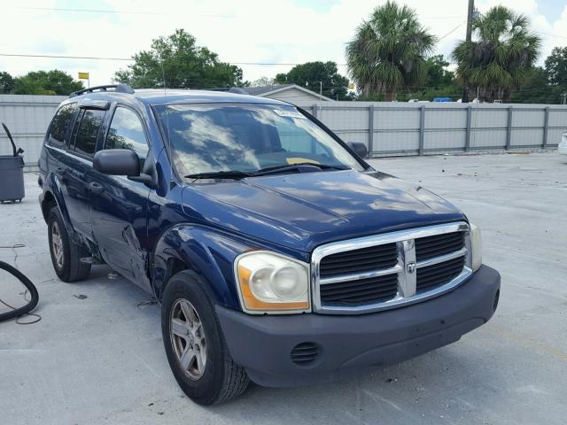 1D4HD38NX6F117036 - 2006 DODGE DURANGO SX BLUE photo 1