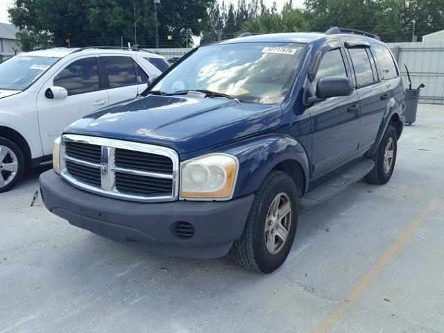 1D4HD38NX6F117036 - 2006 DODGE DURANGO SX BLUE photo 2