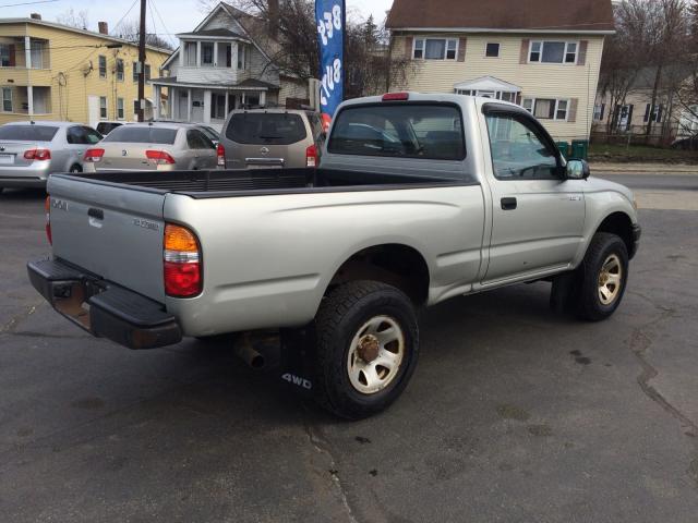 5TEPM62N73Z231450 - 2003 TOYOTA TACOMA SILVER photo 4