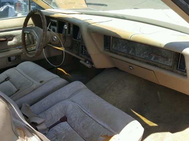 9Y89S763226 - 1979 LINCOLN CONTINENTA BEIGE photo 9