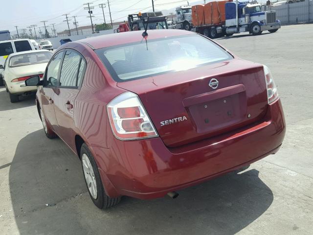 3N1AB61EX8L699859 - 2008 NISSAN SENTRA 2.0 RED photo 3