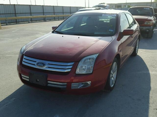 3FAHP08149R143886 - 2009 FORD FUSION SEL RED photo 2