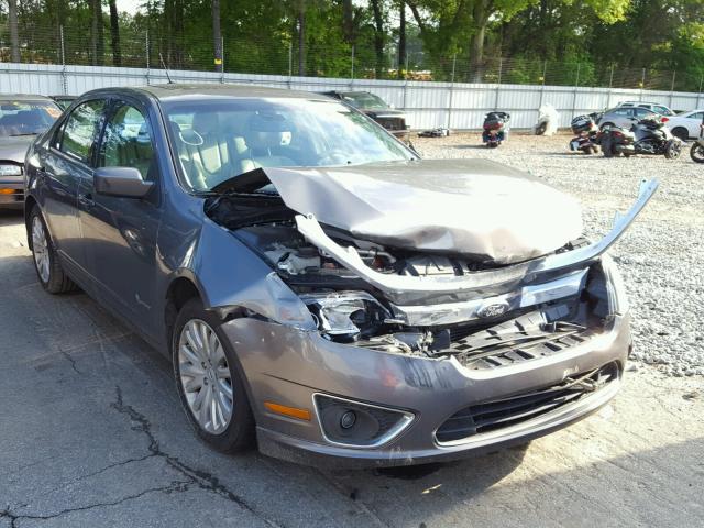 3FADP0L39CR406937 - 2012 FORD FUSION HYB GRAY photo 1