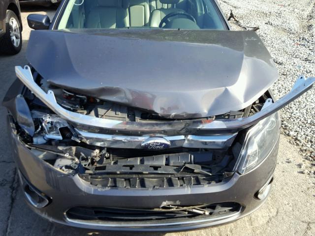 3FADP0L39CR406937 - 2012 FORD FUSION HYB GRAY photo 7