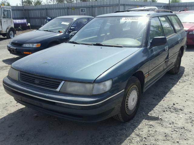 4S3BJ6333P1949111 - 1993 SUBARU LEGACY L TEAL photo 2