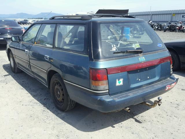 4S3BJ6333P1949111 - 1993 SUBARU LEGACY L TEAL photo 3