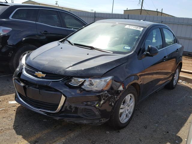 1G1JF5SB9H4135487 - 2017 CHEVROLET SONIC PREM BLUE photo 2