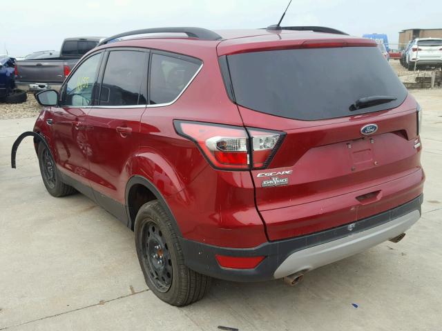 1FMCU0GD4HUD28077 - 2017 FORD ESCAPE SE 栗色 照片 3