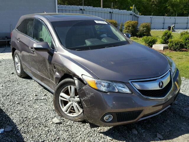 5J8TB3H57DL016498 - 2013 ACURA RDX TECHNO BROWN photo 1