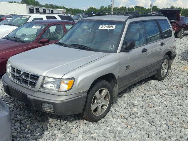 JF1SF6558YG720914 - 2000 SUBARU FORESTER S GRAY photo 2