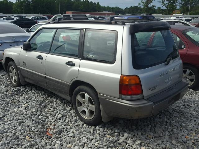 JF1SF6558YG720914 - 2000 SUBARU FORESTER S GRAY photo 3