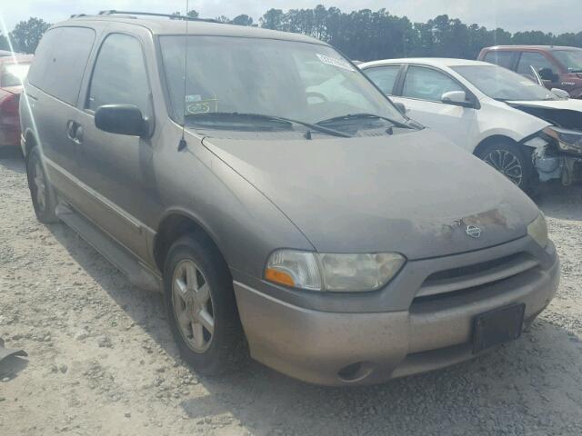 4N2ZN17T32D807104 - 2002 NISSAN QUEST GLE GRAY photo 1