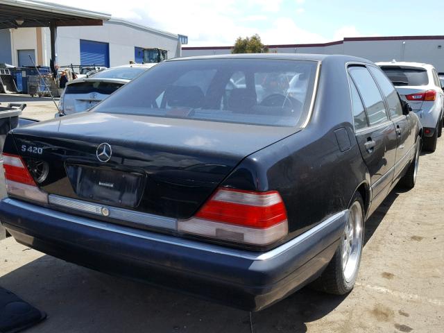 WDBGA43G5WA387948 - 1998 MERCEDES-BENZ S 420 BLACK photo 4