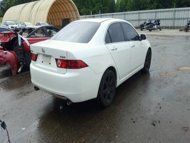 JH4CL96894C024189 - 2004 ACURA TSX WHITE photo 4