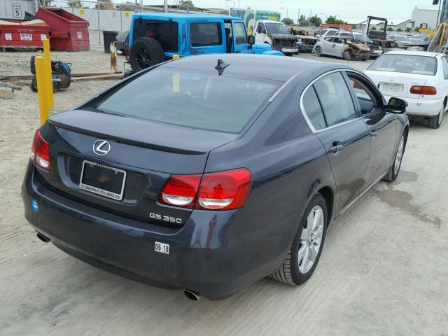 JTHBE1KS8B0053593 - 2011 LEXUS GS 350 GRAY photo 4