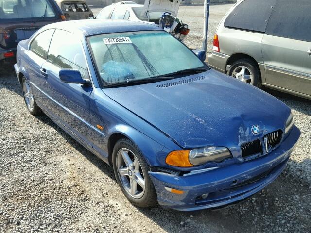 WBABN33492JW53558 - 2002 BMW 325CI BLUE photo 1