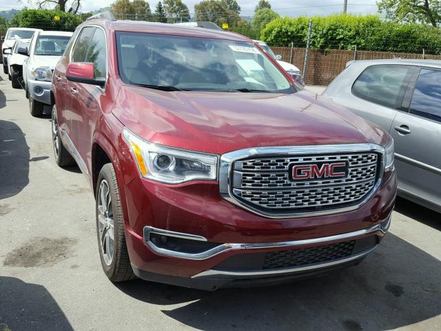 1GKKNXLS2HZ195417 - 2017 GMC ACADIA DEN RED photo 1