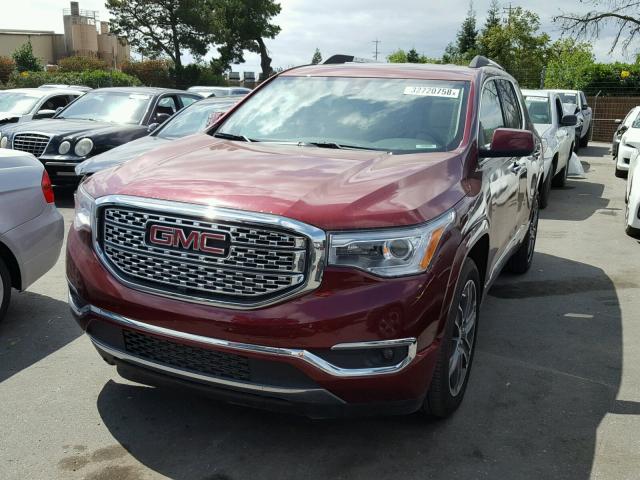 1GKKNXLS2HZ195417 - 2017 GMC ACADIA DEN RED photo 2