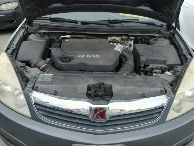 1G8ZV57797F315941 - 2007 SATURN AURA XR GRAY photo 7