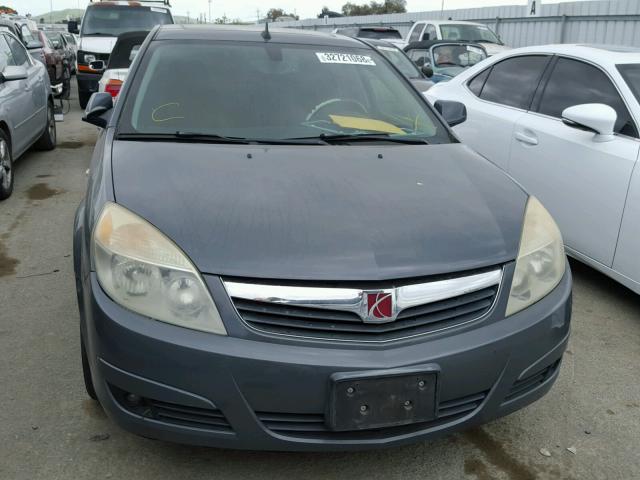 1G8ZV57797F315941 - 2007 SATURN AURA XR GRAY photo 9