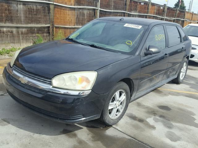 1G1ZT64884F227689 - 2004 CHEVROLET MALIBU MAX შავი ფოტო 2