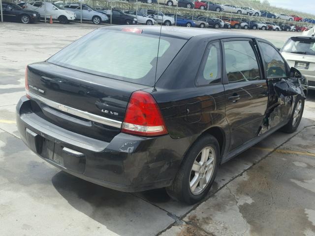 1G1ZT64884F227689 - 2004 CHEVROLET MALIBU MAX BLACK photo 4