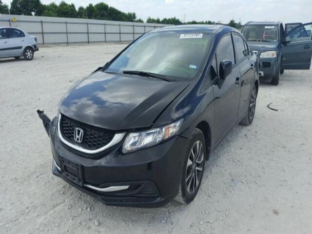 19XFB2F83EE068949 - 2014 HONDA CIVIC EX შავი ფოტო 2