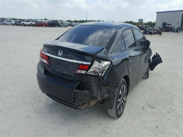 19XFB2F83EE068949 - 2014 HONDA CIVIC EX შავი ფოტო 4