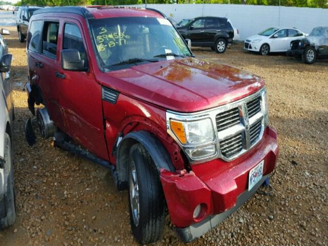 1D8GT58K67W530703 - 2007 DODGE NITRO SLT RED photo 1