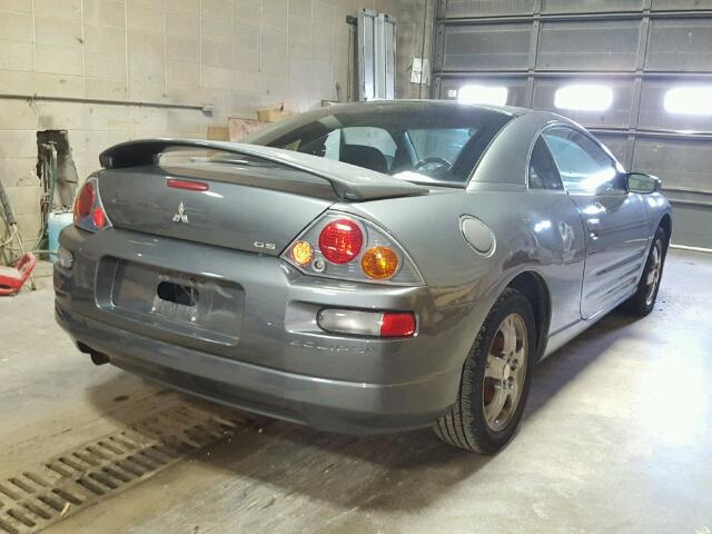 4A3AC44G44E057138 - 2004 MITSUBISHI ECLIPSE GS GRAY photo 4