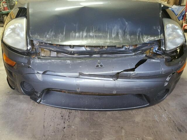 4A3AC44G44E057138 - 2004 MITSUBISHI ECLIPSE GS GRAY photo 9