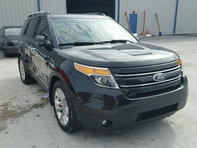 1FMHK7F9XCGA99106 - 2012 FORD EXPLORER L BLACK photo 1