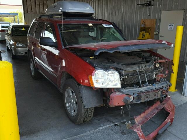 1J4HR58265C679381 - 2005 JEEP GRAND CHER RED photo 1