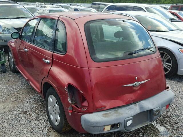 3C4FY48B63T538841 - 2003 CHRYSLER PT CRUISER RED photo 3