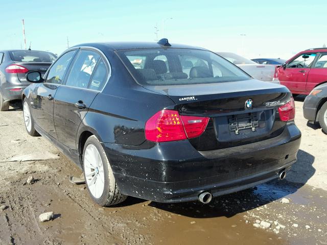 WBAPN7C54BA781311 - 2011 BMW 335 D BLACK photo 3