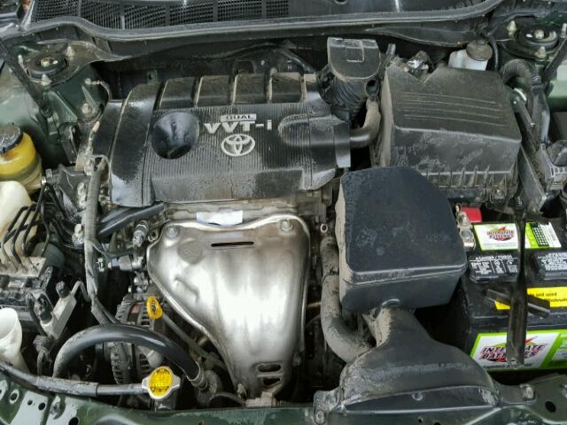 4T4BF3EK4AR070325 - 2010 TOYOTA CAMRY BASE GREEN photo 7