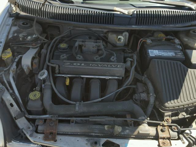 1B3ES46C3YD668373 - 2000 DODGE NEON BASE GRAY photo 7