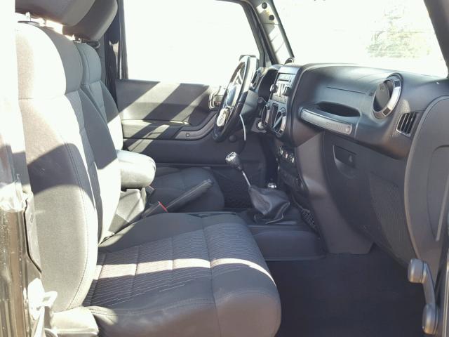 1C4AJWAG7CL131462 - 2012 JEEP WRANGLER S BLACK photo 5