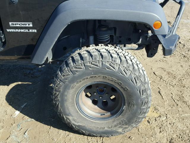 1C4AJWAG7CL131462 - 2012 JEEP WRANGLER S BLACK photo 9