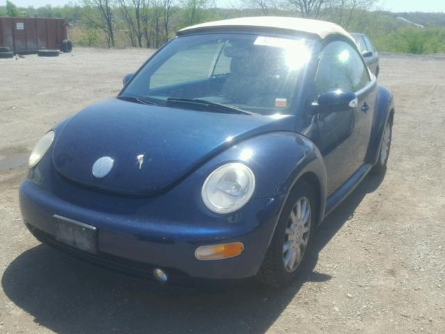 3VWCM31Y84M329763 - 2004 VOLKSWAGEN NEW BEETLE 蓝色 照片 2