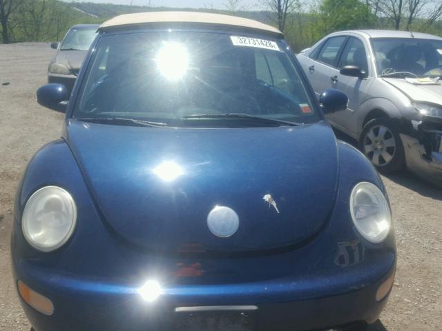 3VWCM31Y84M329763 - 2004 VOLKSWAGEN NEW BEETLE 蓝色 照片 9