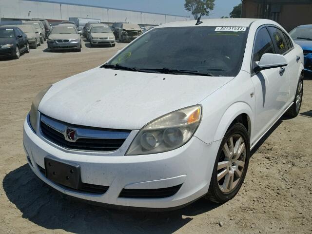 1G8ZV57B49F105609 - 2009 SATURN AURA XR WHITE photo 2