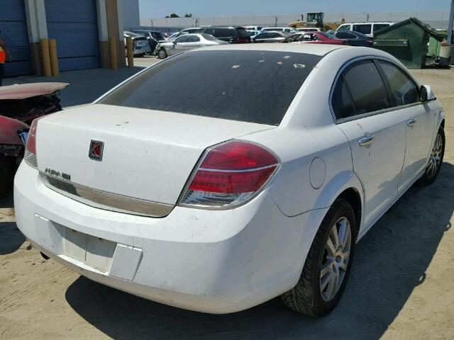 1G8ZV57B49F105609 - 2009 SATURN AURA XR WHITE photo 4