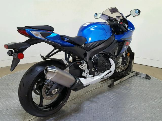 JS1GN7FA1E2100526 - 2014 SUZUKI GSX-R600 BLUE photo 8